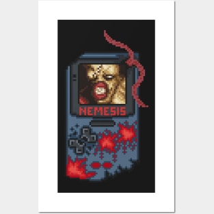 Resident Evil 3 Handheld Pixel Art Posters and Art